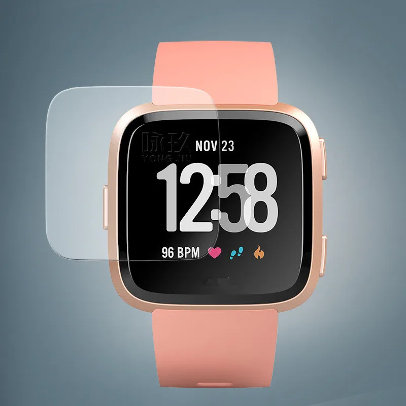 2PCS HD Tempered Glass Screen Protector For Fitbit Versa Glass Explosion-proof Hard Protective Film Glass For Fitbit Versa