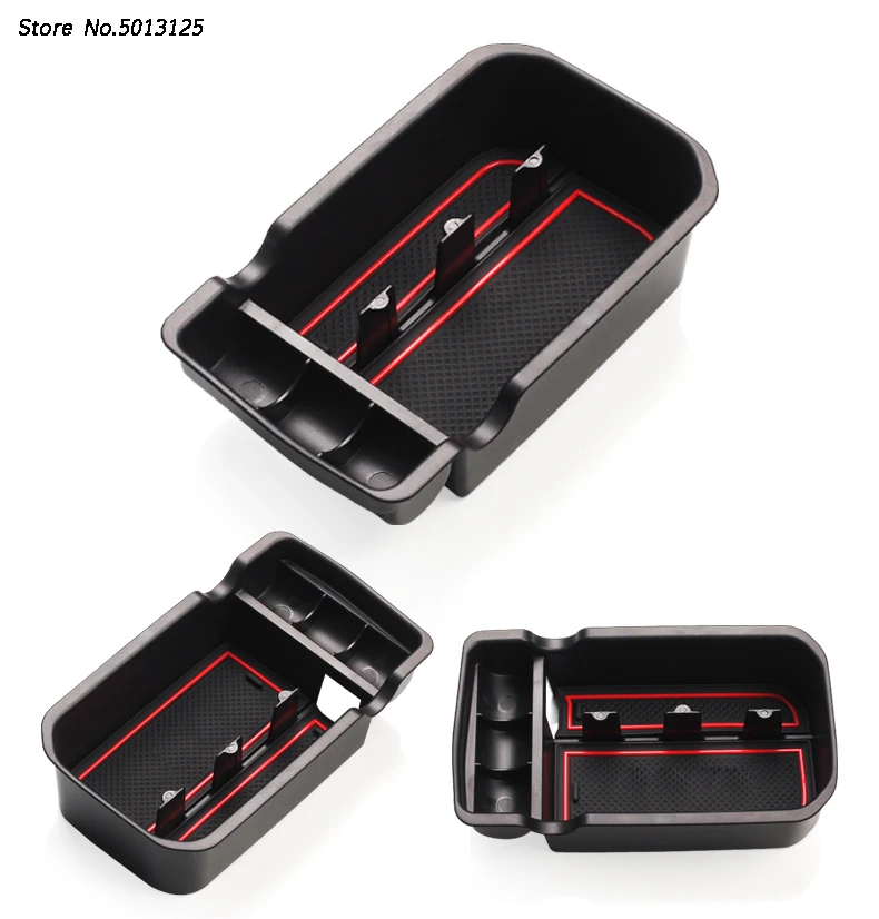 Car Central Armrest Storage Box Container Interior Stowing Tidying Accessories For Jeep Compass Car Accessories