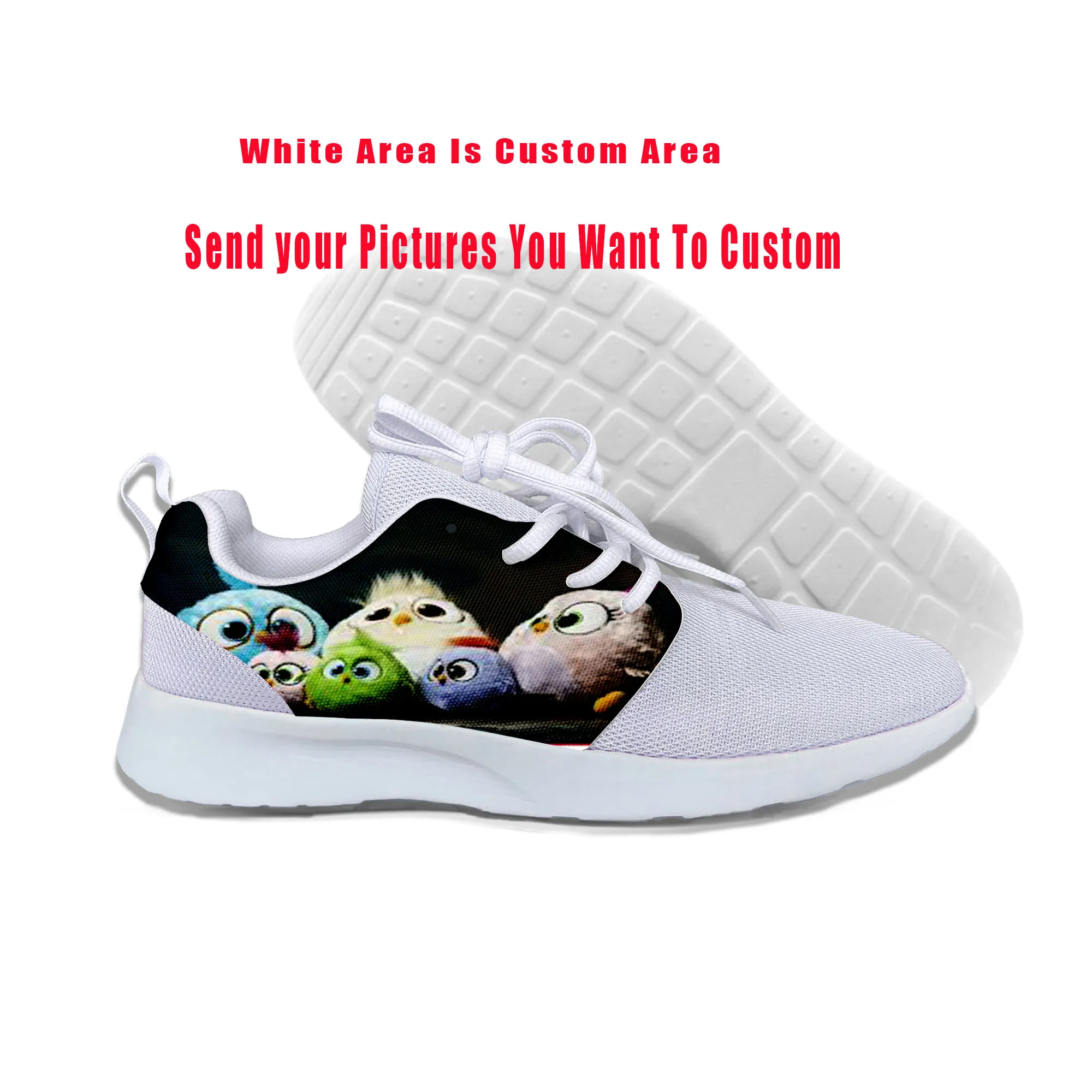 

Air Mesh Running Shoes High Summer Handiness Cartoon For Funny Cute Angry Birds Sneakers Spring Athletic Outdoor Sports Shoes