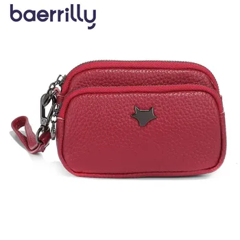 

Fashion Genuine Leather Coin Purse Women Wallet Female Wallets Small Coin Purse Zipper Card Holder Ladies Short Clutch Bags