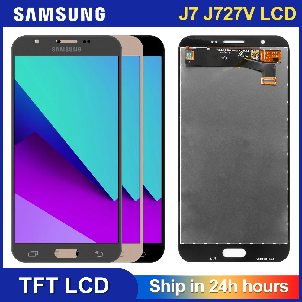 Высококачественные ЖК дисплеи J727 для Samsung Galaxy J7 SM J727P J727V J727A сменный сенсорный