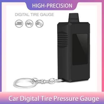 

High-precision Car Tyre Pressure Gauge 2-in-1 LED Digital Tire Gauge Tread Depth Gauge Measure Tire Pressure And Tread Depth