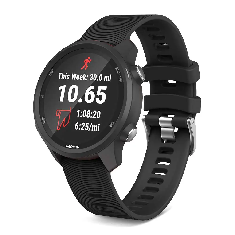 Ktab силиконовый ремешок для Garmin Forerunner 645 ремешок 20 мм сменный мягкий силиконовый ремешок для Forerunner 645/245 музыка Vivoactive