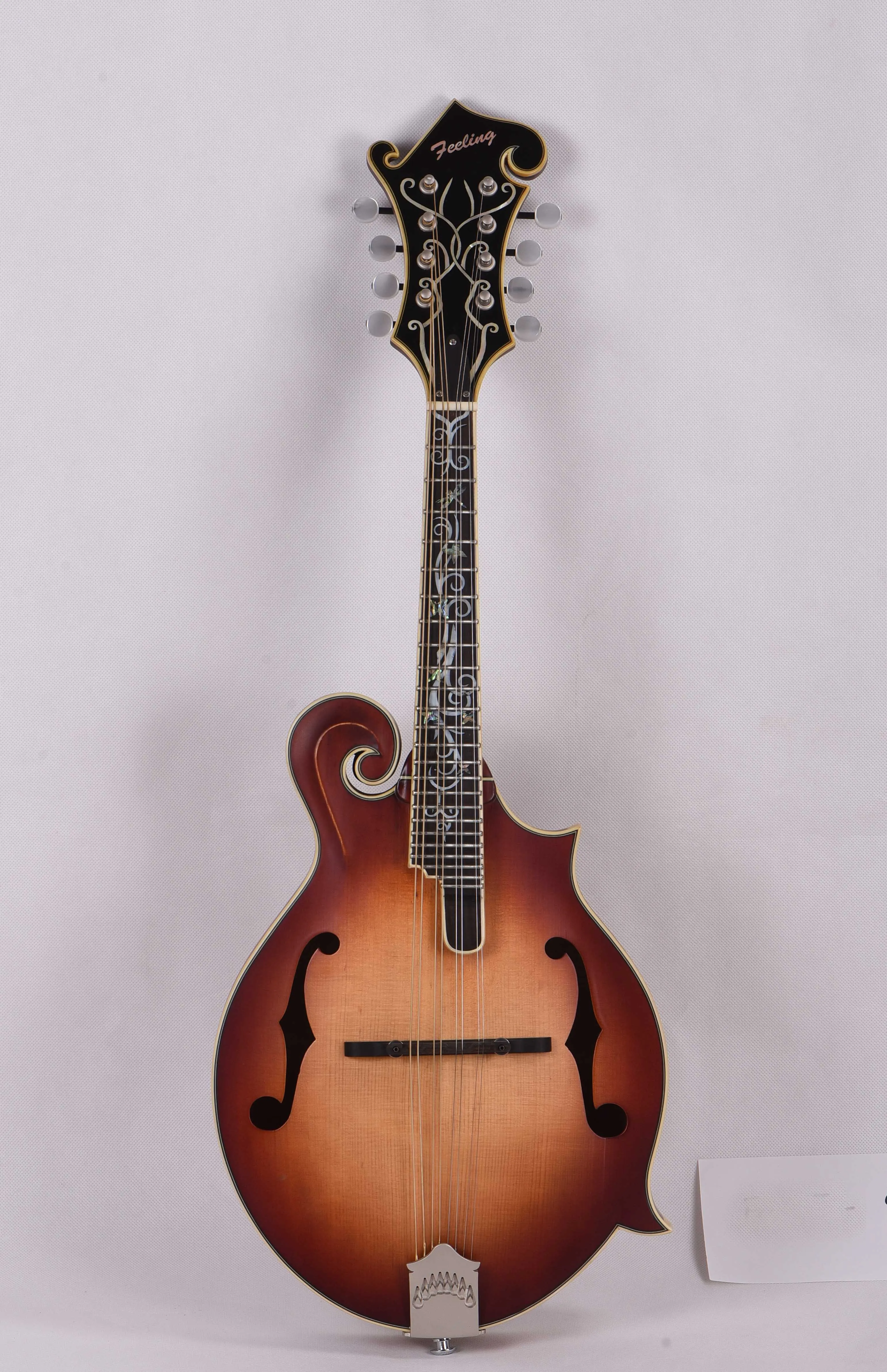 Ощущение ручной работы F-Стиль mandolin FM-F2CR твердый ель верх пламя