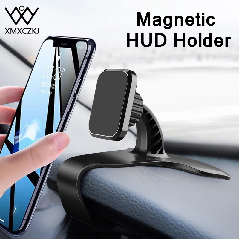

XMXCZKJ Car Phone Mount New Design Super Strong Magnet 360 Rotation Universal Magnetic Dashboard Phone Holder GPS HUD Stand