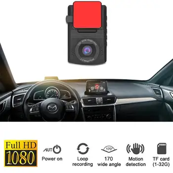 

Vehemo Dvr Ultra-Thin 170° Loop Recording Dash Cam Automatic Power On/Off Night Vision Car Dvr Motiondetection 1080P