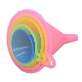 

Funnel Kitchen Rainbow Colors Funnel Set - 5 Pieces Cooking Funnel For Kitchen