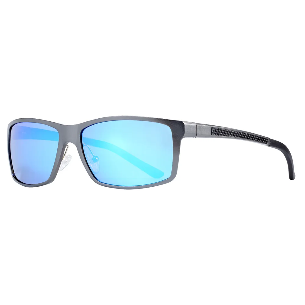 BARCUR Classic Square Polarized Sunglasses Men Aluminium Driving Sun glasses Male Shades Oculos de sol masculino