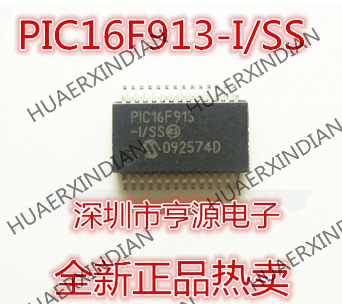 10 шт./лот PIC16F913 PIC16F913-I/SS SSOP28 в
