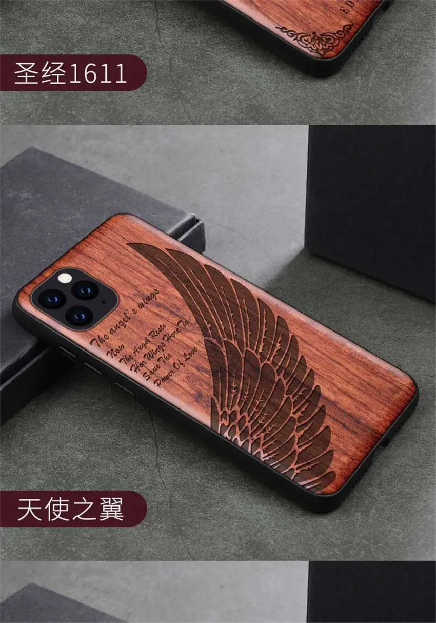 Деревянный чехол для телефона BOOGIC для iPhone 11 Pro Max Wood+ TPU чехол для iPhone XR X XS Max 7 8 6 6s plus тонкий деревянный чехол