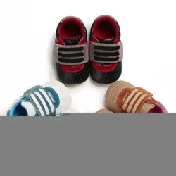 Новая детская обувь для малышей; дышащая нескользящая обувь для маленьких мальчиков; кроссовки; мягкая прогулочная обувь; обувь для первых