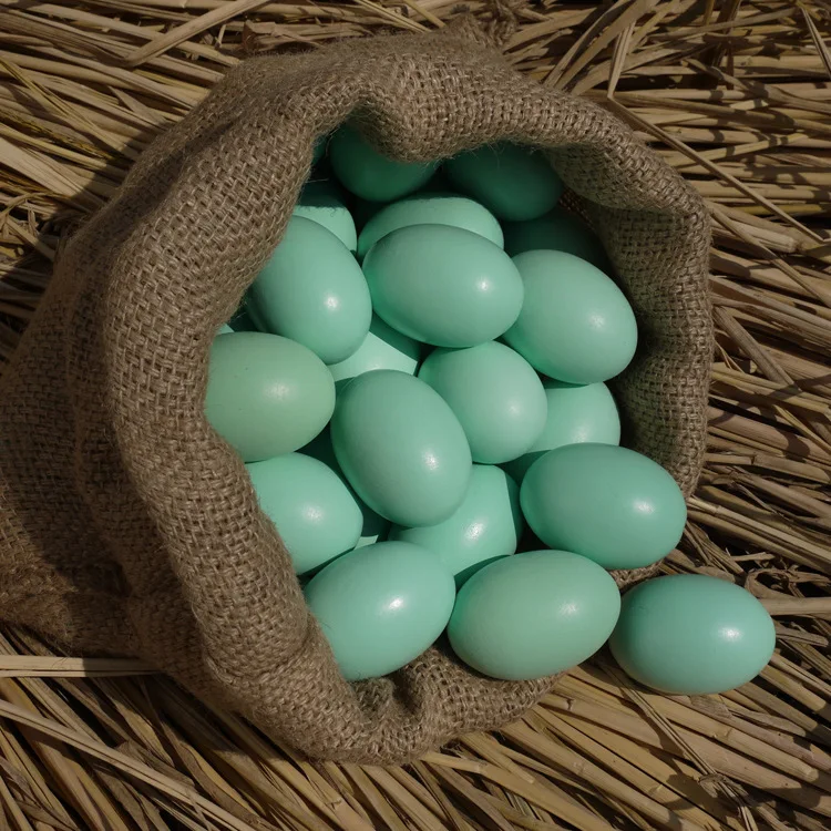 10 шт. Diy пасхальные яйца имитация деревянных игрушек Обучение детей практическая функция украшения гостиной