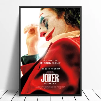 

Joker 2019 New Movie Joker Poster Origin Movie Art Prints Comics Wall Decor Home Decor Batman's enemy Film Posters Canvas Print