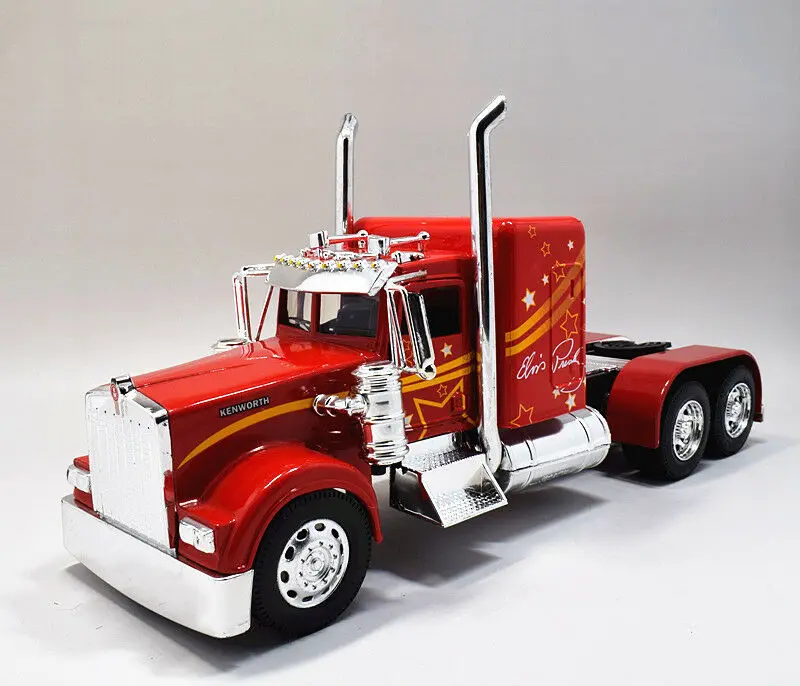 Ray 1:32 Kenworth W900 полу литая под давлением игрушечная модель грузовика новая без коробки - Цвет: Красный