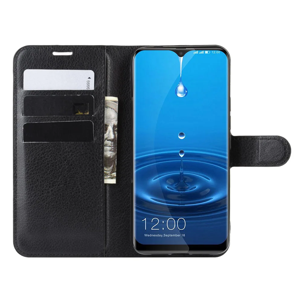 Для Leagoo M13 чехол личи роскошный Флип PU кошелек кожаный чехол для телефона для Leagoo M13 Стенд телефон Сумки Чехол 6,1 дюймов