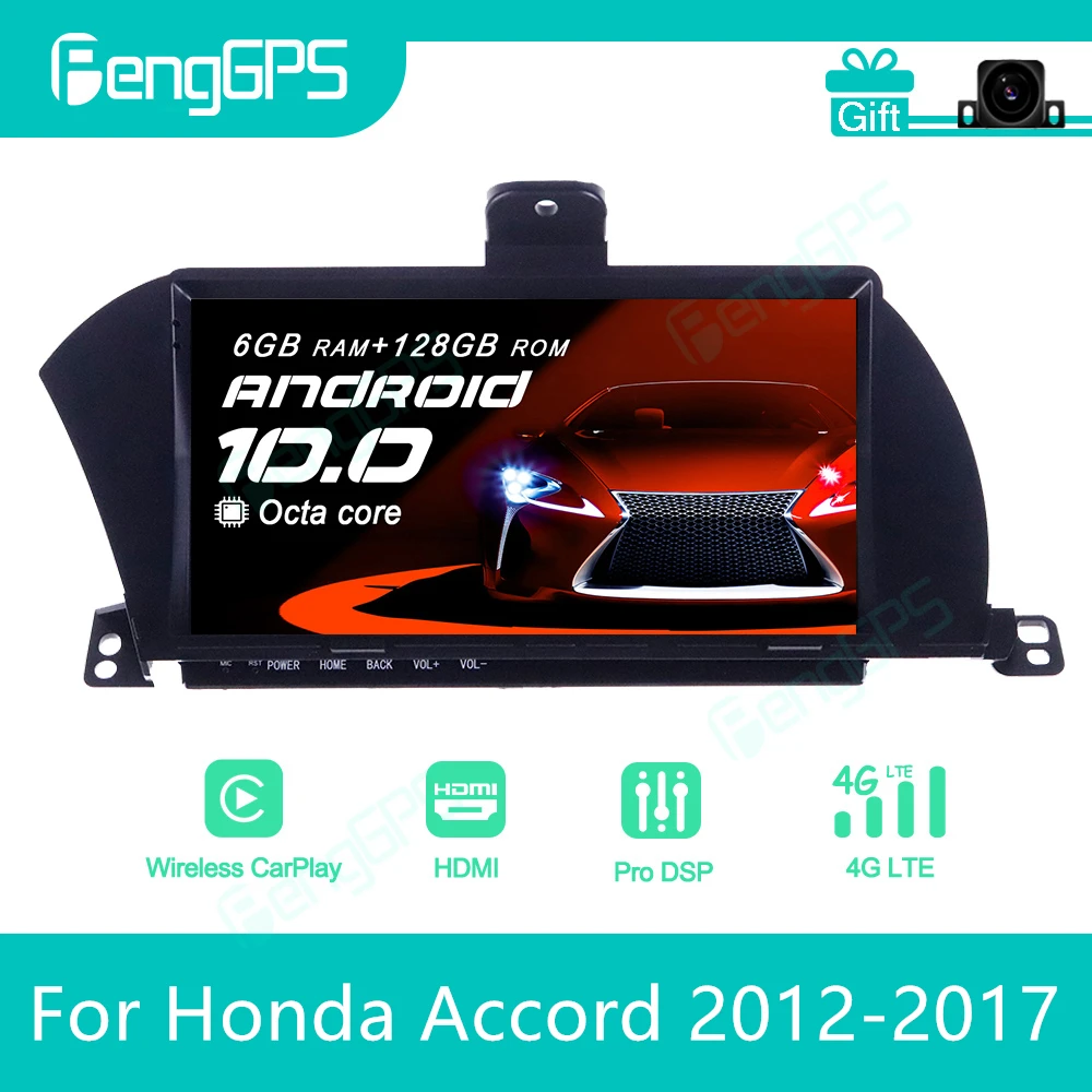 

Android Car Radio For Honda Accord 2013 2014 - 2017 Stereo Autoradio 2Din Multimedia Player GPS Navi unit Touch Screen Display