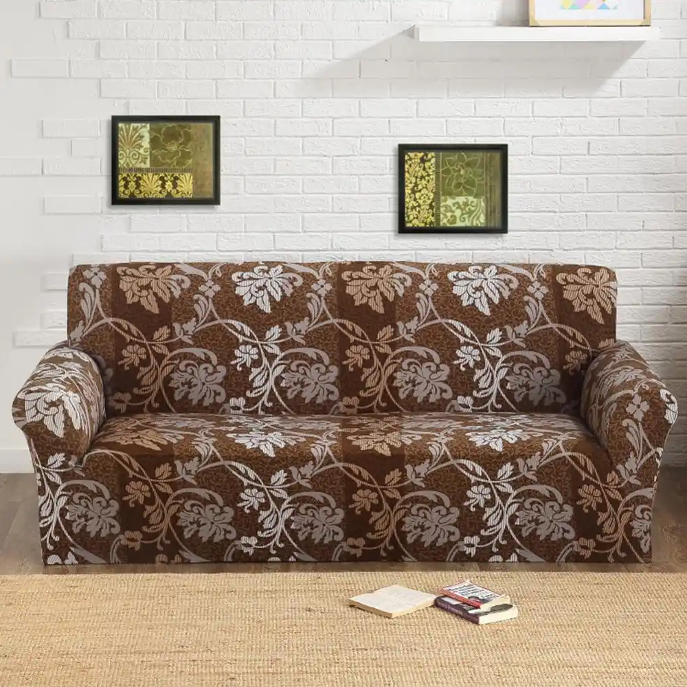 Yeahmart Retro Elastic Sofa Cover Armchair Loveseat Couch Floral