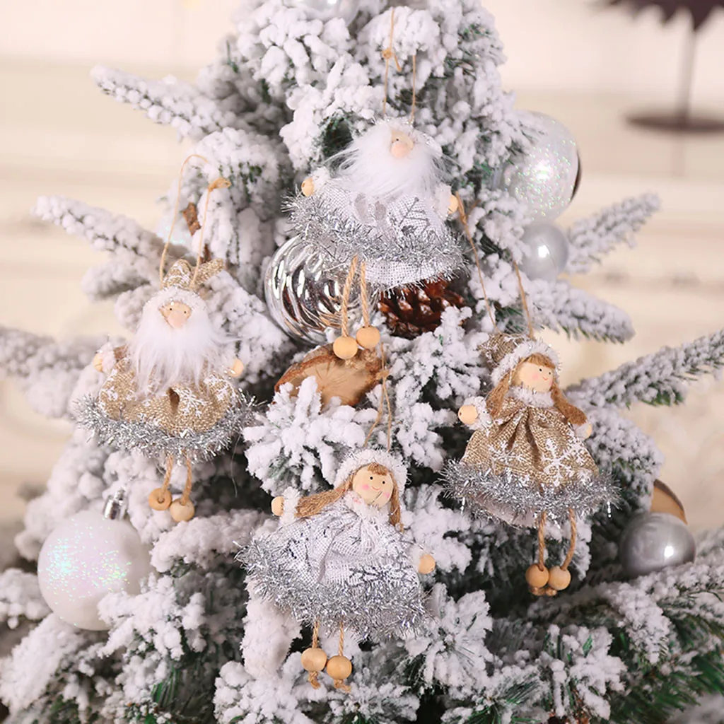 Navid год Рождественская Кукла-Ангел Веселые свадебные подарки украшения для дома Рождественская елка эльф кулон Рождественский Декор# p8