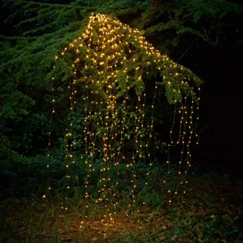 

Fairy Vines Copper Wire String Light 2M 5 / 10 /15/30 Branch EU Plug Starry Garland For Bar Xmas Wedding Festival DIY Decor