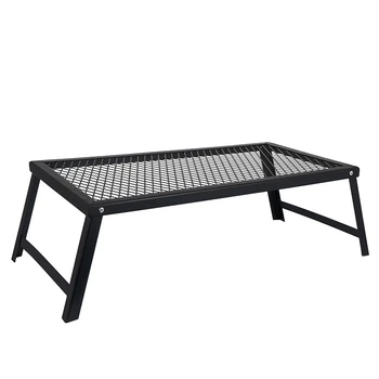

Folding Camping Grills Iron Grate for Outdoor Table Backpacking Hiking Traveling Picnic BBQ(21.6 Inch X 11.8 Inch)