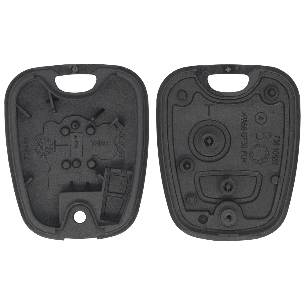 WhatsKey для peugeot партнер 206 106 107 207 306 307 407 ключа оболочки NE73 сменная лопасть 2 кнопки чехол для дистанционного ключа от машины крышка