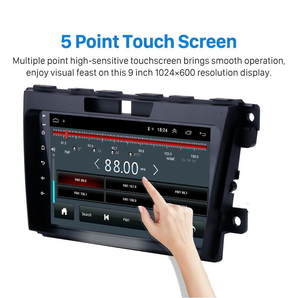 9 ''2 din Android 9,1 автомобильный Радио gps навигация для Mazda CX-7 2007- Автомобильный мультимедийный плеер стерео аудио видео плеер