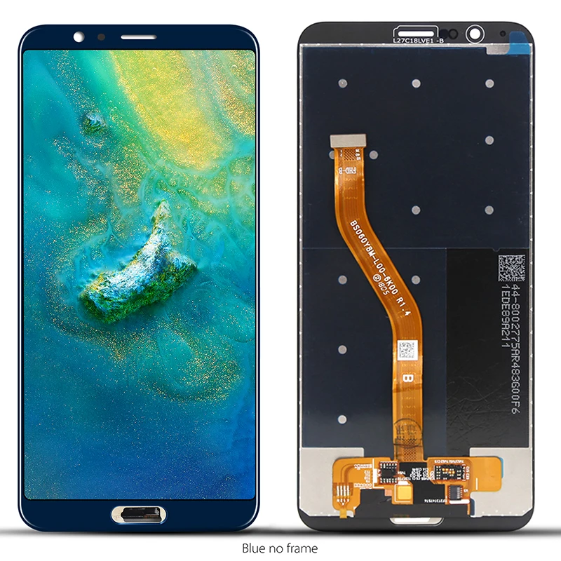 M& Sen для huawei Honor V10 BKL-AL20 BKL-AL00 Honor View 10 BKL-L09 ЖК-дисплей сенсорный дигитайзер Рамка - Цвет: Blue  No Frame