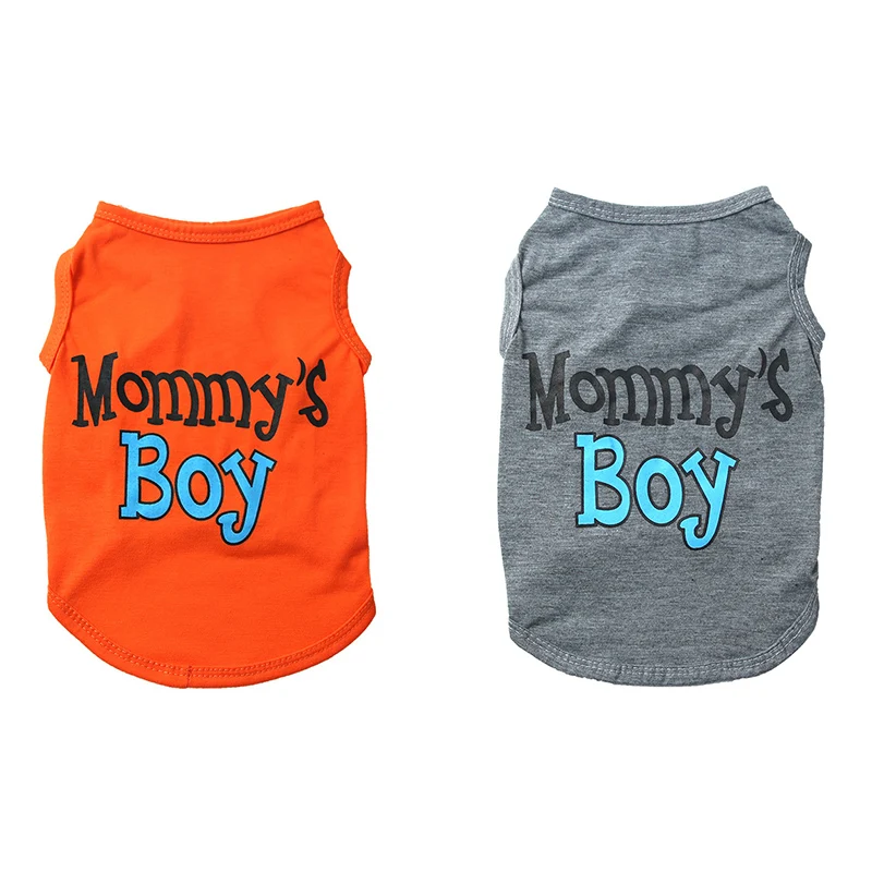 Cartoon Dog Vest Shirt Costume Clothes Summer Small Dog Clothes