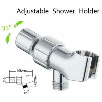 

Rainfall Shower Head   Handheld With ON/Off Pause Attachment Tools Setting