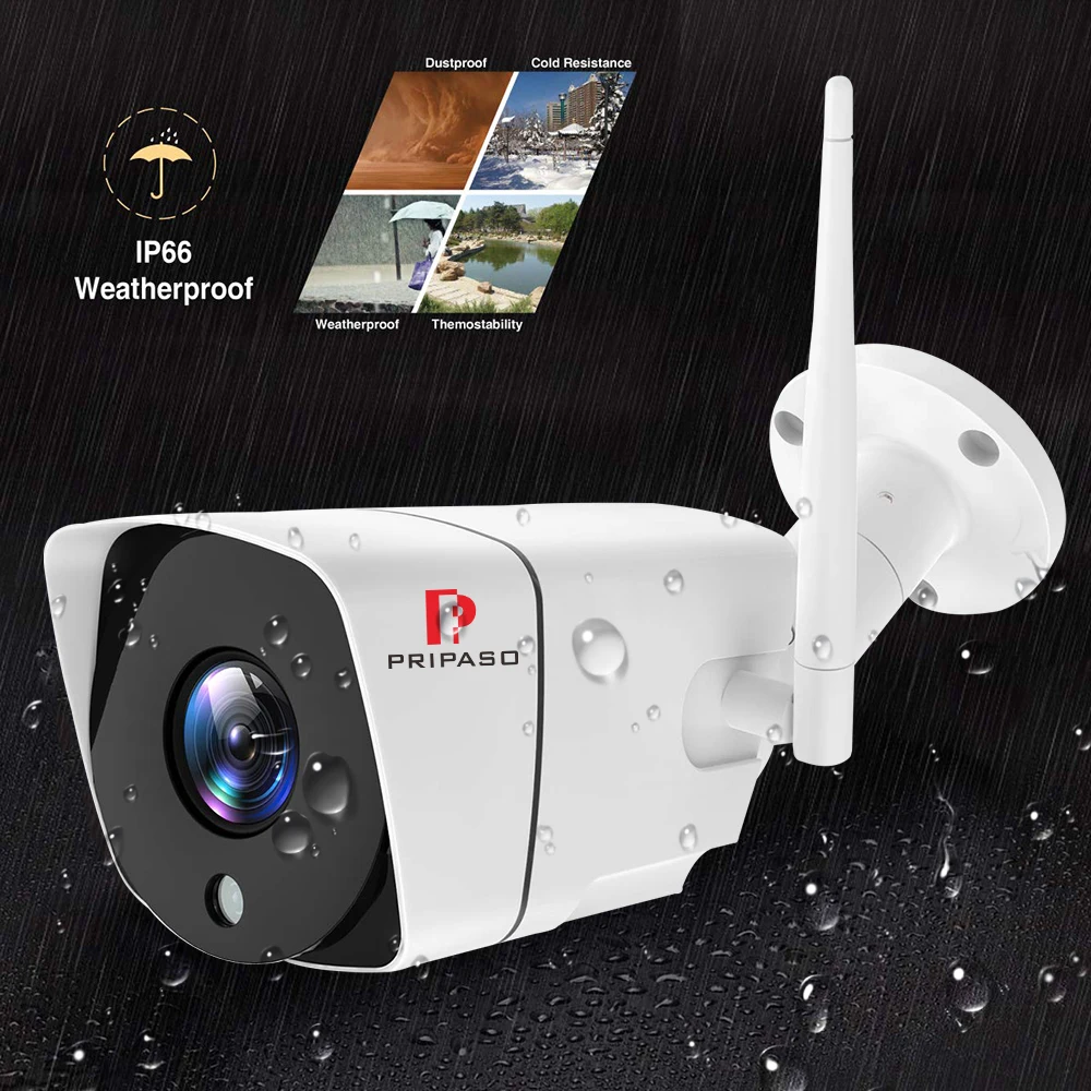 Pripaso WIFI IP камера HD 1080P CCTV охранное наблюдение наружная Водонепроницаемая