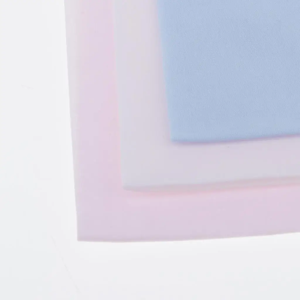 3pc Pink Blue White Handkerchiefs Women Flower Printed Hanky Soft Kerchiefs Wedding Party Hankie 43X43cm Ladies Handkerchief 