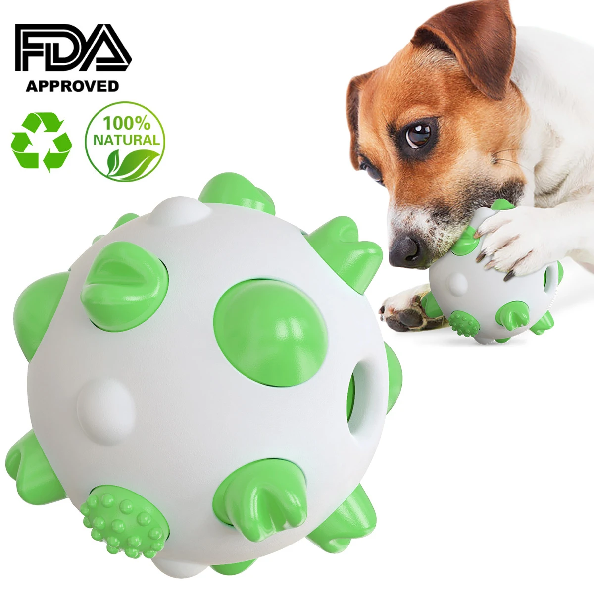 New Spherical Dog Toy Grinding Rod Bite-Resistant Toothbrush Bite not rotten Dog Toy DT-007