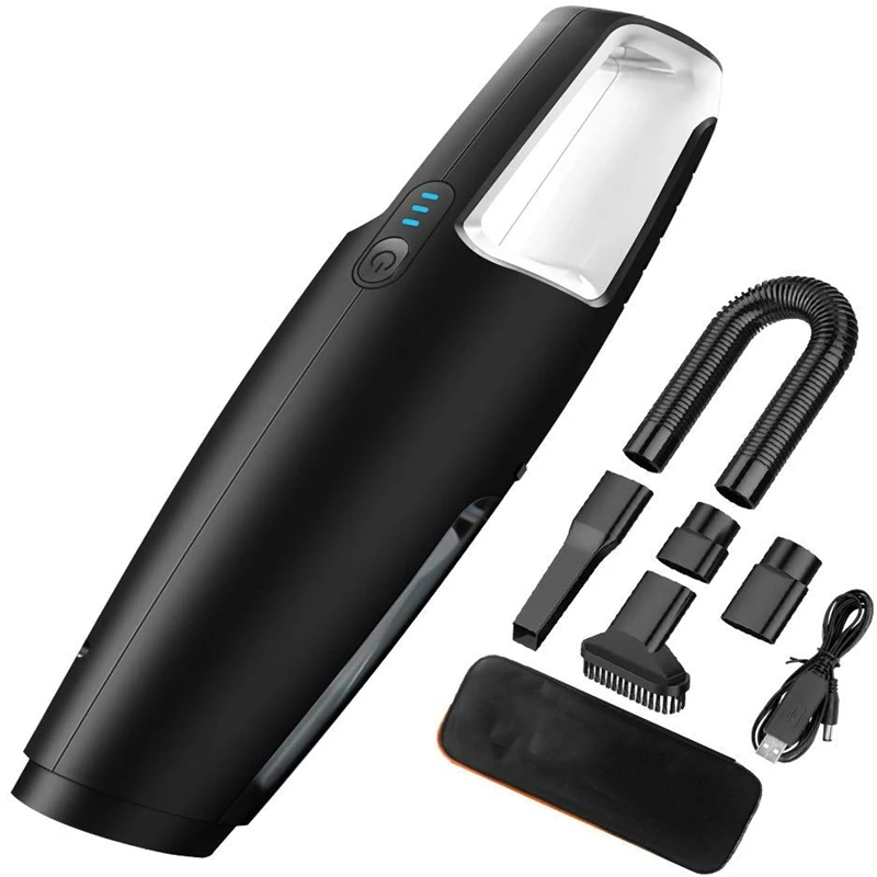 Handheld Vacuums,Cordless Handheld Vacuum Cleaner with 7KPa Powerful Suction Wet Dry Lightweight Rechargeable 2200MAh Lithium Ba