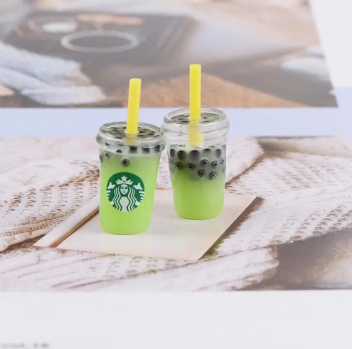 05 10 pcs /lot 12*28mm Flatback Resin Kawaii drink cup Cabochons Embellishments for Scrapbooking DIY Kid Hair Bows Center - Цвет: 05