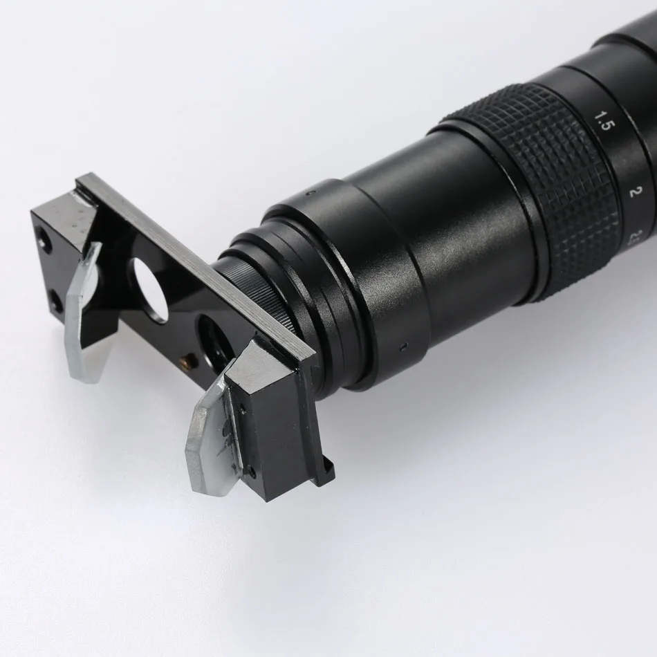 US $110.50 Electronic Monocular Video Microscope CMount Zoom Lens 07X45X 2D 3D Inspection Magnifier for HDMI VGA USB Industrial Camera