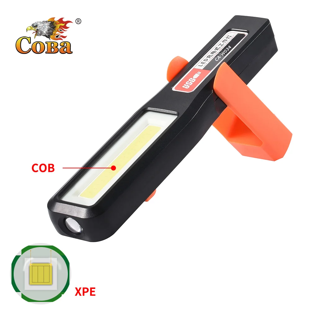 Лампа рабочая Светодиодная Рабочая на аккумуляторе с usb и встроенным