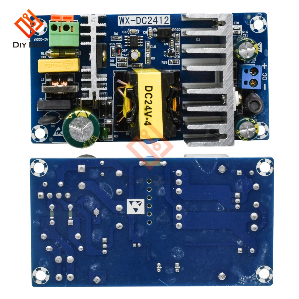 Питание модуль переменного тока 110v 220v DC/DC 24V 6A для 8A AC DC переключение доска 50 Гц/60