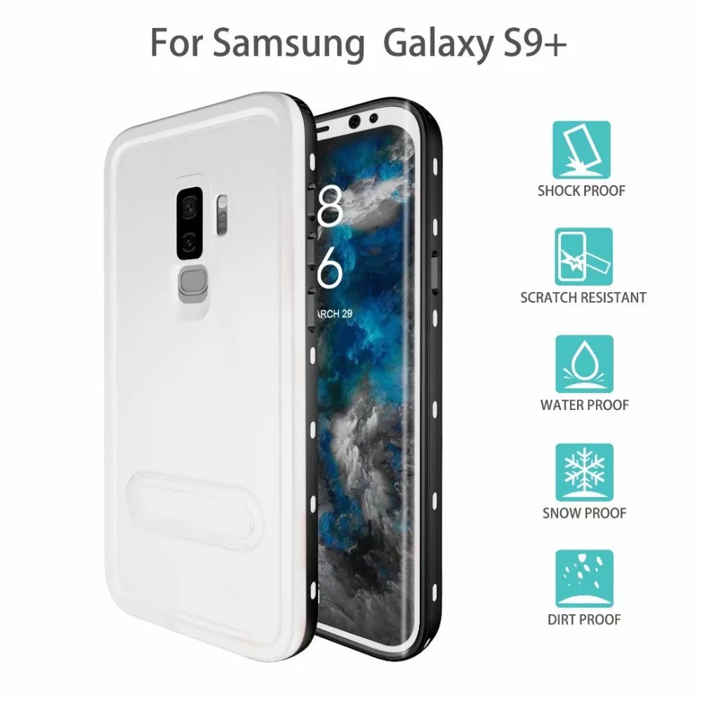 Для samsung S9 плюс Чехол Red Pepper точка Стиль IP68 Водонепроницаемый для подводного плавания Чехол-Броня из ПК+ ТПУ Обложка для Galaxy S8 Plus