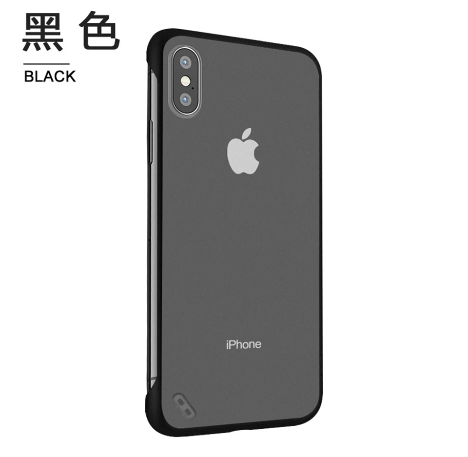 New Phone Case For Iphone 11 6 6S 7 8 X XR XS Max Case No Border Transparent For Iphone 11 Pro Max 6 7 8 Plus case