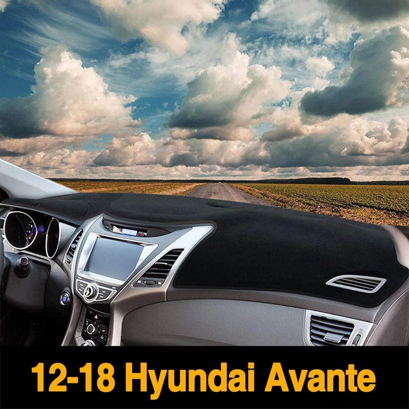 Крышка приборной панели автомобиля для hyundai Elantra Avante 2012 2013 приборная панель коврик анти-УФ Противоскользящий
