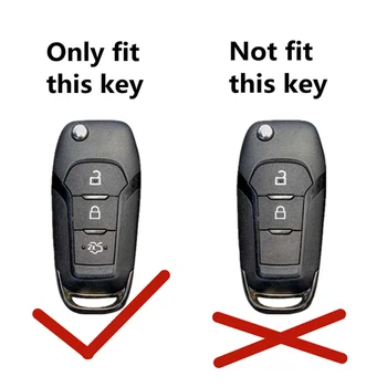 Cover per chiave/telecomando per ford fiesta 2019 mondeo mk4 ranger kuga 2 focus mk3 3 fusion 2017 explorer ka f150 s max mondeo cmax s-max edge - Portachiavi auto per ford fiesta 2019 mondeo mk4 ranger kuga 2 focus mk3 3 fusion