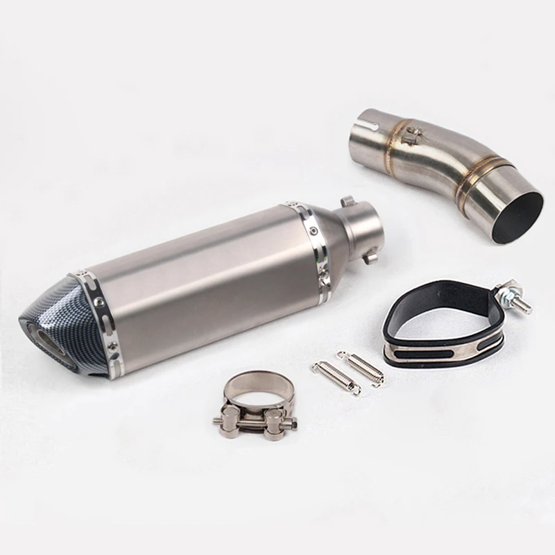 For Kawasaki Z400 Ninja400 250 2017-2020 Motorcycle Exhaust Muffler Pipe with Silencer Mid Link Pipe Stainless Steel System - Image 3