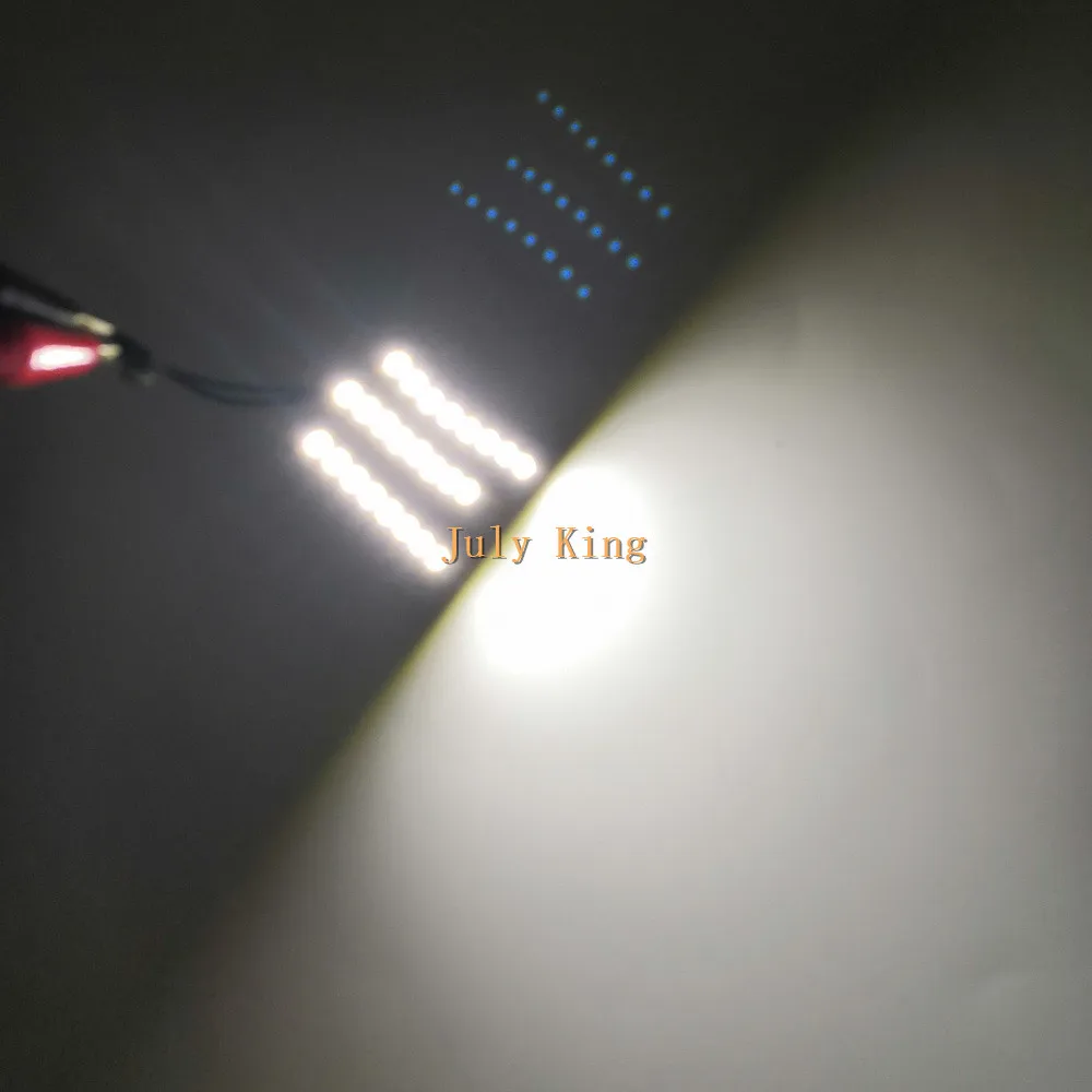 Июля King светодиодный Автомобильный интерьер Лампы для чтения чехол для Nissan Elgrand E52 2012+, 6000K 2835SMD, крытый светильник, 7 шт./компл