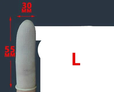 100 шт./лот, утолщенные противоскользящие перчатки для пальцев, одноразовые латексные кроватки для пальцев, защита для здоровья, нетоксичные наборы для пальцев - Цвет: C            100pcs
