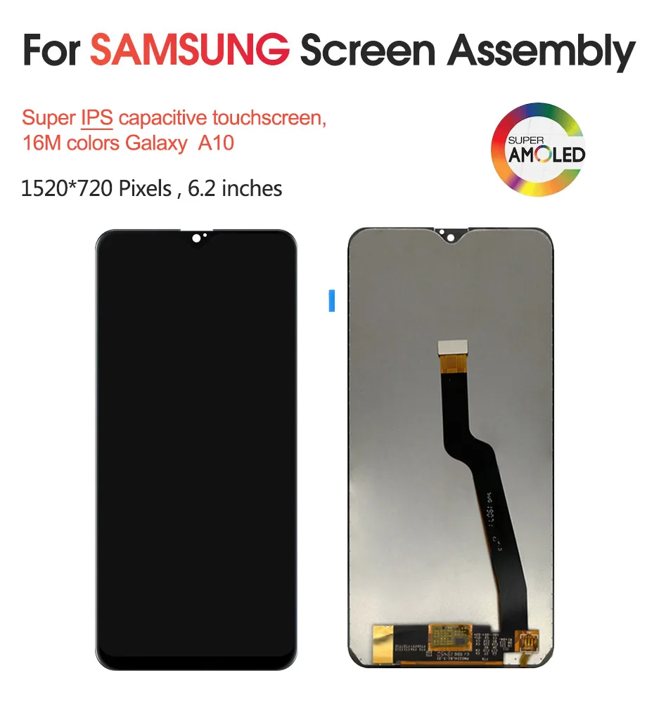 Для 6," samsung Galaxy A10 A105 ЖК-дисплей+ сенсорный экран панель дигитайзер Замена для samsung M10 M105 ЖК