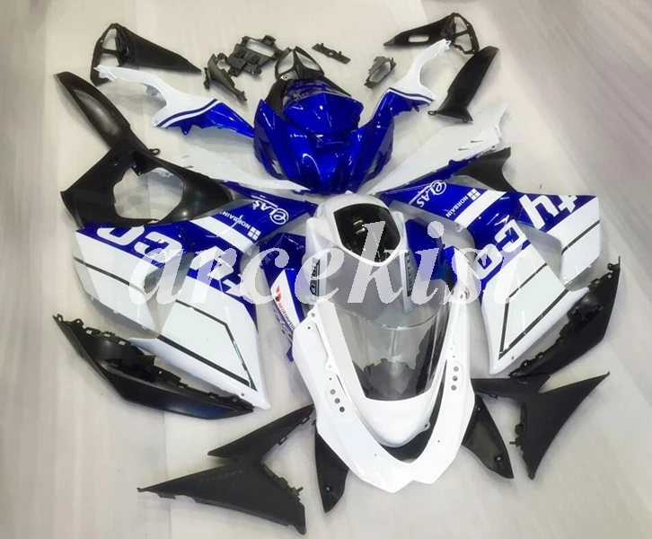 ABS Обтекатели комплект подходит для suzuki GSX-R1000 K9 2009 2010 2011 2012 2013 09, 10, 11, 12, 13, 14, 15, 16 лет корпус белого и синего цвета