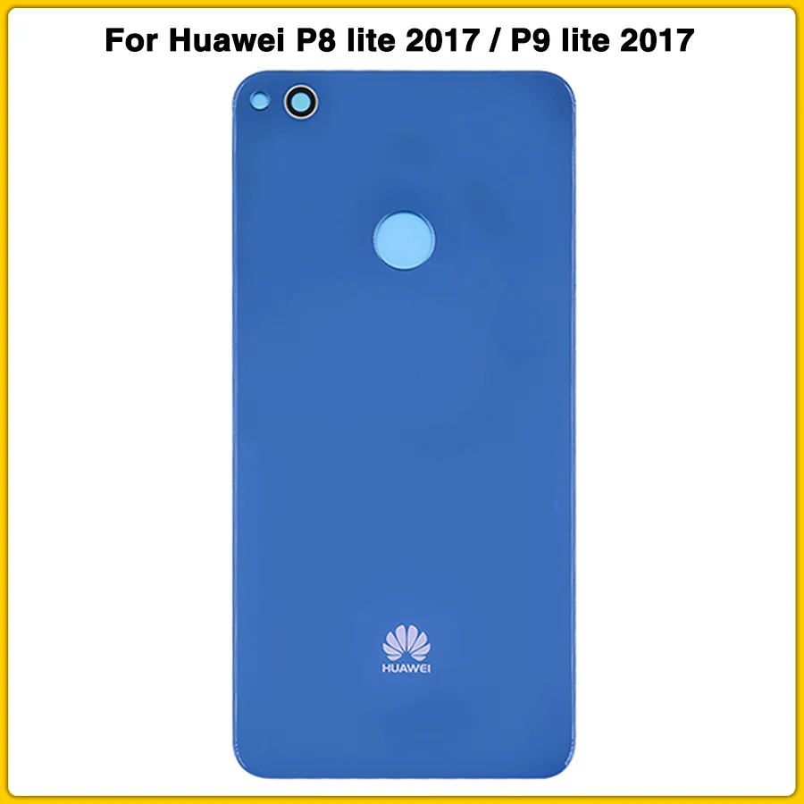 Blue 10 шт. задний корпус чехол для Huawei P8 lite P9 lite батарея задняя крышка Батарейная дверь задняя крышка - Цвет: Blue