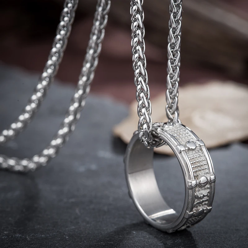 Мужское ожерелье с кулоном из нержавеющей стали|stainless steel necklace|steel necklacecollar de cadena |