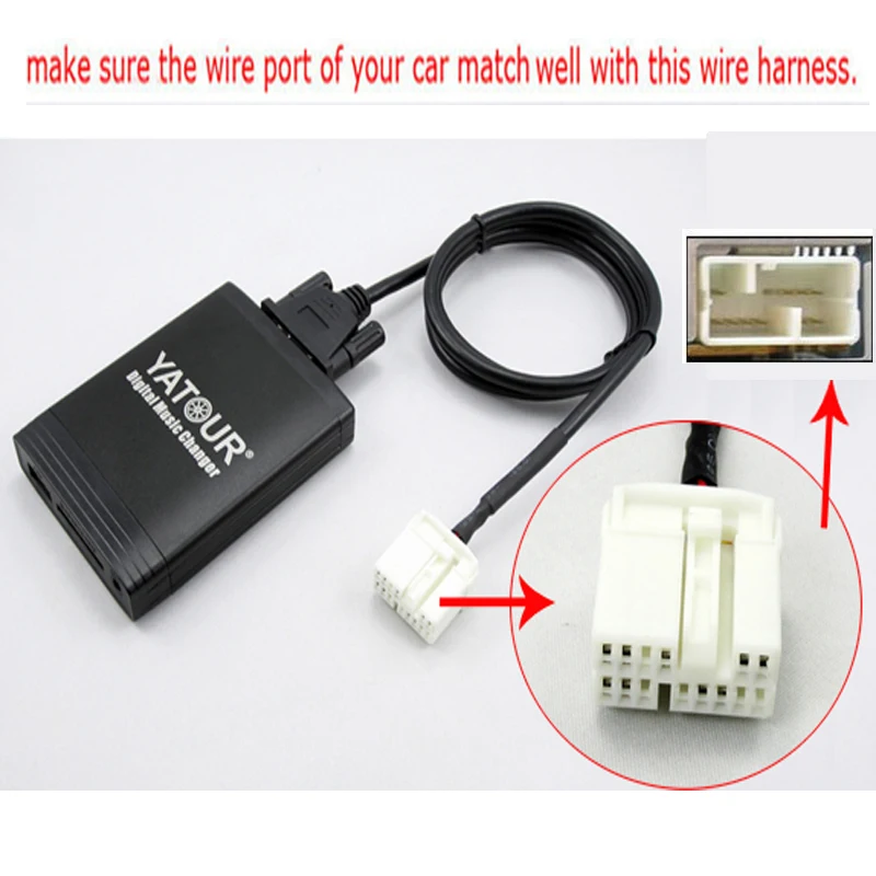Автомобильный цифровой usb адаптер для смены музыки Yatour MP3 Suzuki PACR01 PACR02 PACR03 PACR04 PACR05