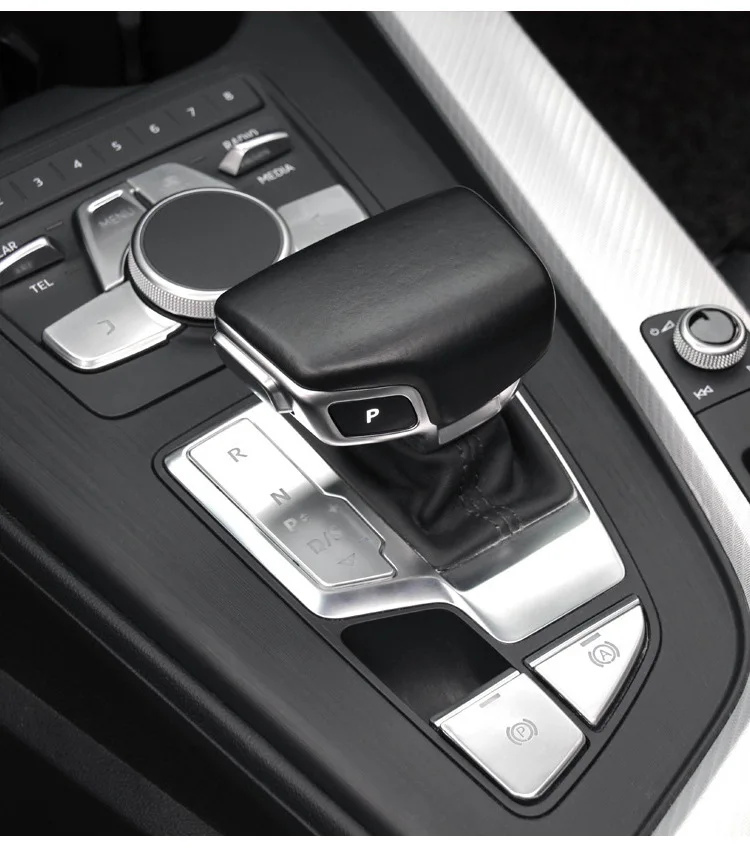 Покрытие АБС Кнопка яркие наклейки для Audi 17-18 A4L Центральная кнопка управления Кнопка разблокировки двери SMD для украшения интерьера